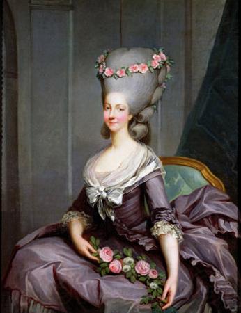 Antoine-Francois Callet Portrait of Madame de Lamballe Norge oil painting art
